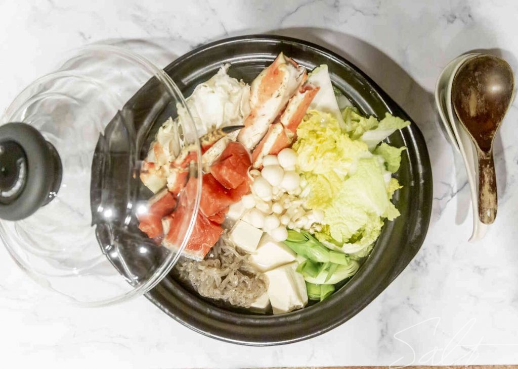 Japanese Winter Dish Crab Hot Pot & Porridge Salt Harvest Creatives